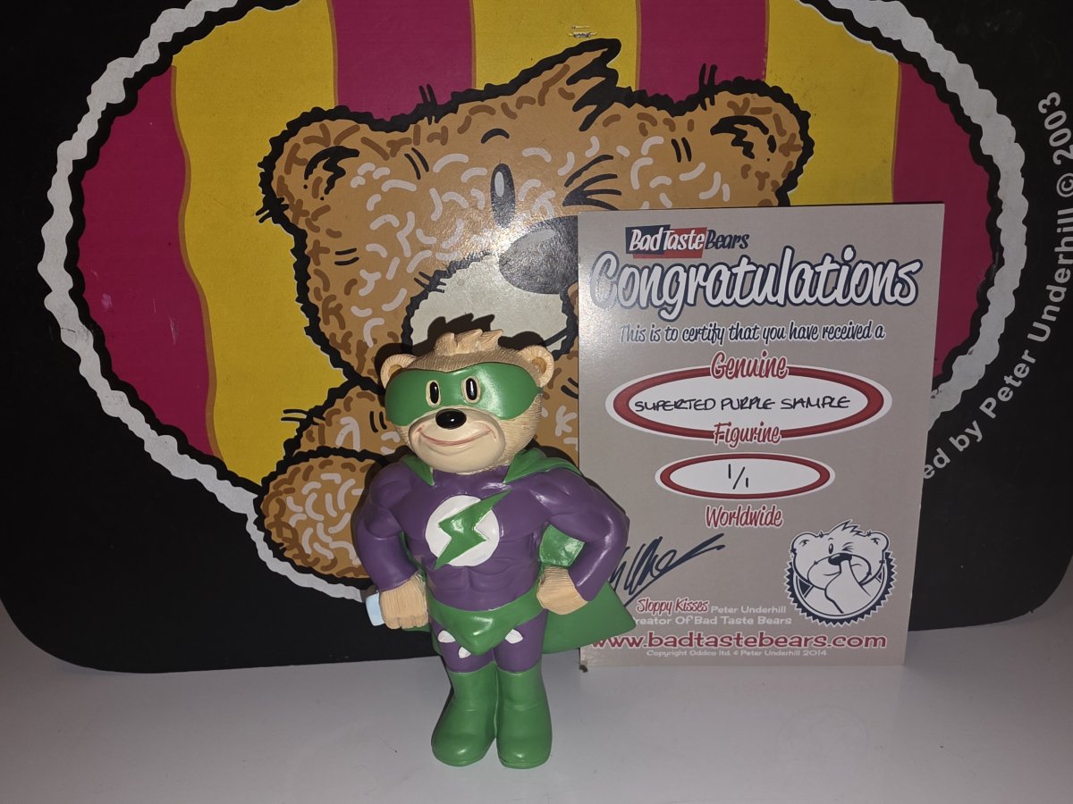 Superted (Purple Paint Sample)